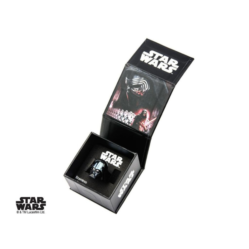 STAR WARS - Men's Stainless Steel Black 3D Darth Vader Ring - Size 12FIGSWDV3DFR01_2.jpg839546003738