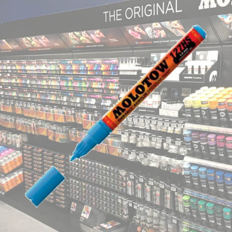 Molotow molotow acrylic marker one4all 1,5mm 161 shock blue middle - peintureMW127405.jpg4250397606088