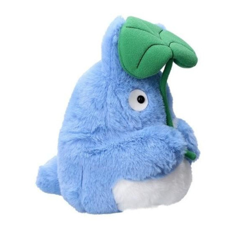 MON VOISIN TOTORO - Totoro Bleu avec feuille - Peluche NakayoshiFIGS5286_2.jpg3760372330415