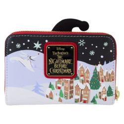 Loungefly disney loungefly portefeuille l'étrange noël de Monsieur Jack journey to christmas town - portefeuilleWDWA3159-LFDISNE