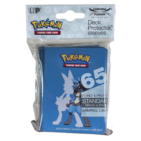 Ultrapro pokemon ultrapro lucario deck protector sleeves paquet de 65pcs - protection carteUP15856.jpg0074427158569