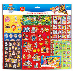 Totum paw patrol pat patrouille stickers super set - stickersTOT720985.jpg8714274720985