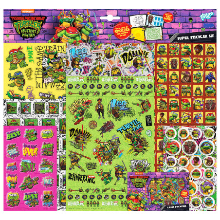 Totum tmnt tortue ninja stickers super set - stickersTOT961500.jpg8714274961500