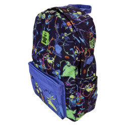Loungefly disney loungefly sac a dos  neon glow-in-dark - mini sac a dosWDBK3662-LFDISNEYNBCNEONGLOWINTHEDARKFULLSIZENYLONBACKPA