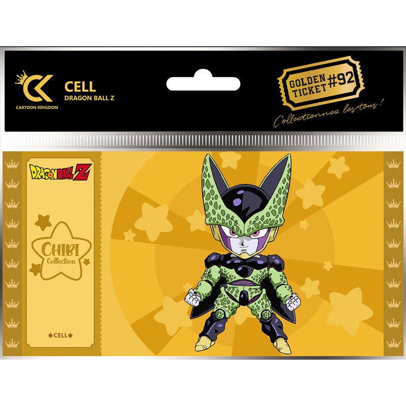Cartoon kingdom Dragon Ball Z dragon ball z golden ticket chibi perfect cell x5 - golden ticketCKCC92.jpg3760375865471