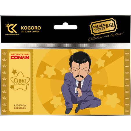 Cartoon kingdom detective conan golden ticket chibi kogoro x10 - golden ticketCKCC51.jpg3760375863507