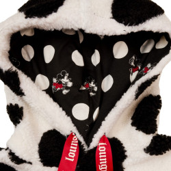 Loungefly disney loungefly hoodie minnie rocks the dots sherpa small - sweat / hoodieWDLFHD0045-LFDISNEYMINNIEROCKSTHEDOTSSHERPA