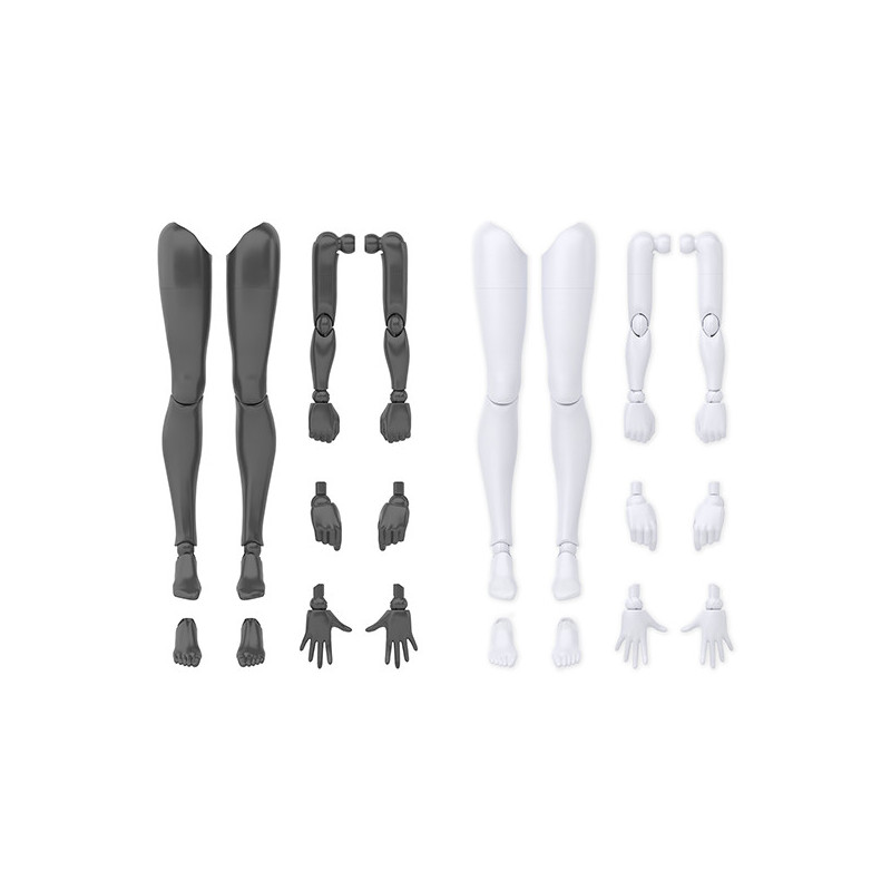 Bandai hobby 30 minutes sisters option body parts arm parts & leg parts w&b - hg 1/144 high gradeBANMK65100.jpg4573102651006
