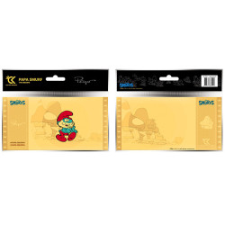 Cartoon kingdom schtroumpfs golden ticket col.1 grand schtroumpf lot x10 - golden ticketCKTS01.jpg3760375860094