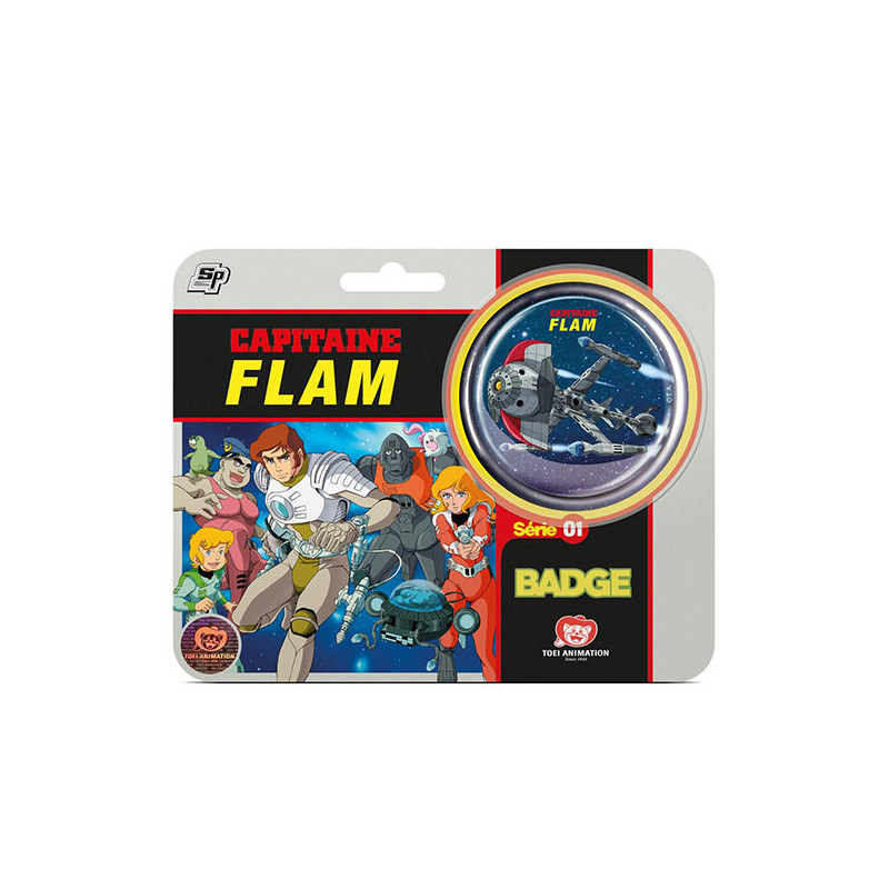 Sp collection capitaine flam badge blister cyberlabe 5,6cm - badge / braceletSP00252.jpg3700789002529