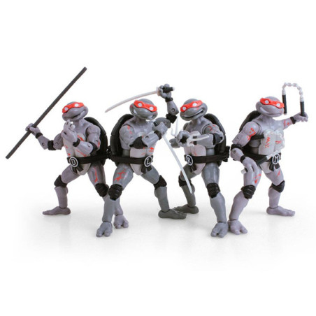 Loyal subjects tmnt tortues ninja pack 4 bst axn battle damaged 13cm - figurine articuleeLS46037A.jpg0850031460379