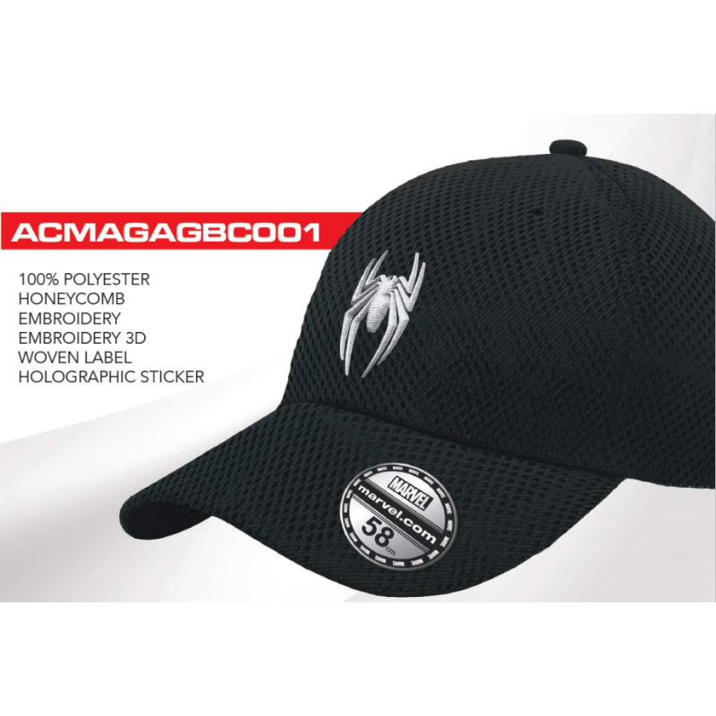 SPIDER-MAN - Logo - Casquette de Baseball "Honey Comb"FIGACMAGAGBC001_2.png3664794730948