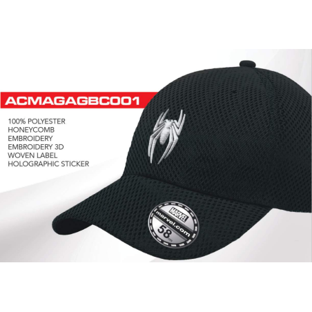 SPIDER-MAN - Logo - Casquette de Baseball "Honey Comb"FIGACMAGAGBC001_2.png3664794730948