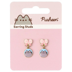 PUSHEEN - Noeud - Boucles d'Oreilles PendantesFIGPTCE0105_3.jpg5055583453342