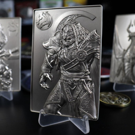 MAGIC THE GATHERING - Ajani Goldmane - Carte Collector Plaqué ArgentFIGHAS-MAG30_2.jpeg5060662469091