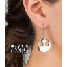STAR WARS - Women's Stainless Steel Rebel Symbol Hook Dangle EarringsFIGSWRSER01_6.jpg839546002403