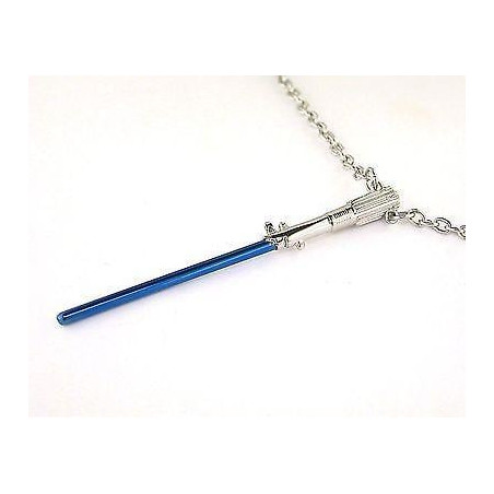 STAR WARS - Stainless Steel Blue Lightsaber Pendant NecklaceFIGSWSBLSPNK01_2.jpg839546005053
