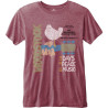 WOODSTOCK - T-Shirt BurnOut - Classic Vintage Poster (XXL)FIGWOODTS01BOMR_2.jpg5055979954644