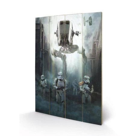 STAR WARS ROGUE ONE - Stormtrooper Patrol - Impression sur bois 40x59cFIGSW11856_2.jpg5051265930637
