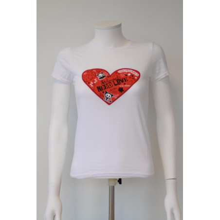 SKELANIMALS - T-Shirt VALENTIN Femme White Basic (L)FIGTSSANVALFWBL_2.jpg3760116313490