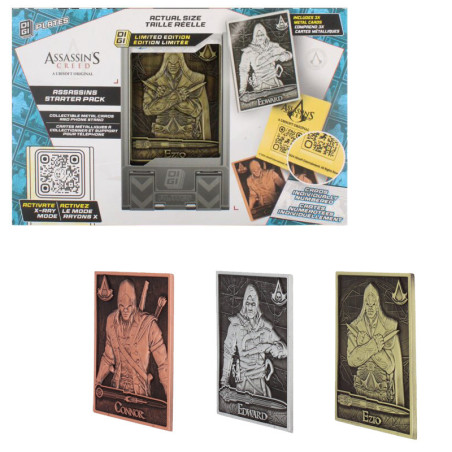 Exg assassins creed digiplate starter pack 3 cartes metal + stand - digiplate - préco avril 2025DP89697.jpg5060525896972