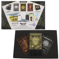 Exg rick & morty digiplate starter pack 3 cartes metal + stand - digiplate - préco avril 2025DP89700B.jpg5060525897009