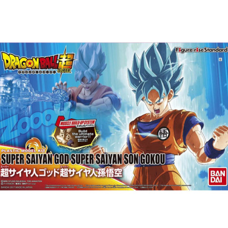Bandai hobby Dragon Ball Z maquette figure-rise super saiyan god super saiyan son goku 14cm - figure-riseBAN83664.jpg45731025822