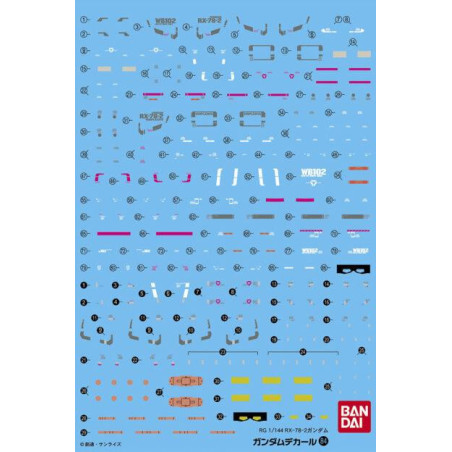 GUNDAM - GUNDAM DECAL 084 - RG 1/144 RX-78-2 GundamFIGGD2569894_1.jpg4573102575159