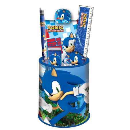 SONIC - Set de Papeteire + Pot à  Crayon - 7pc.FIG33481884_1.jpg5204549153844