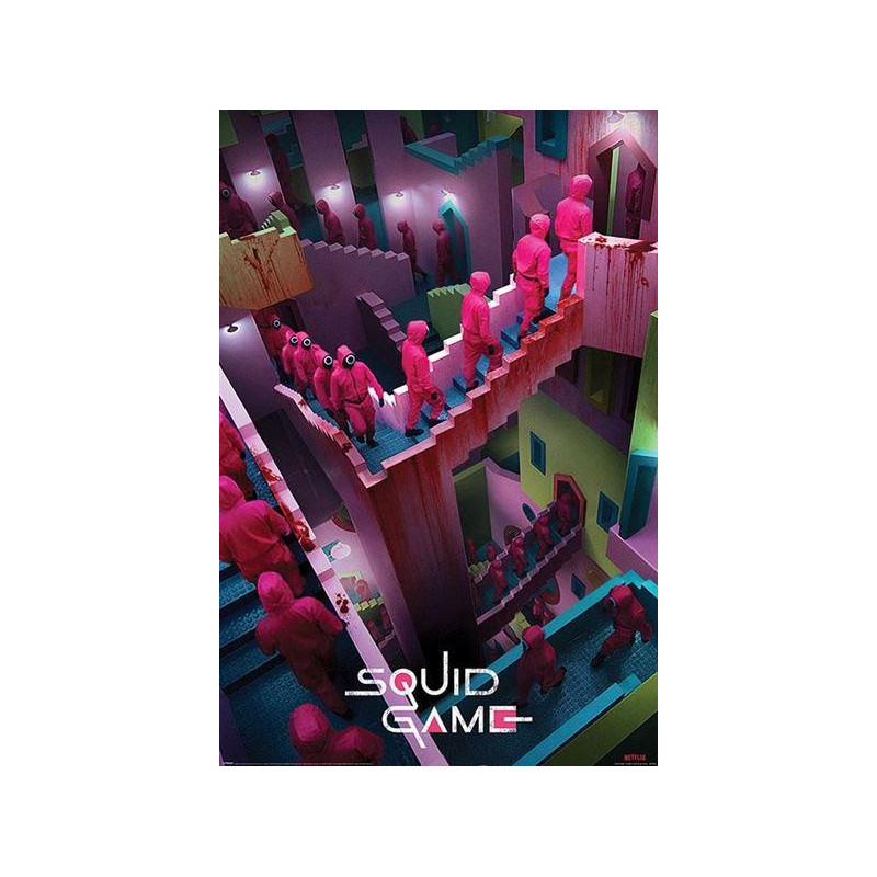 SQUID GAME - Crazy Stairs - Poster 61x91cmFIGPP35008_1.jpeg5050574350082