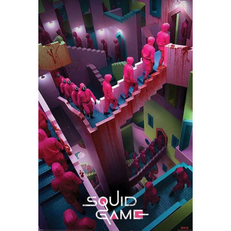 SQUID GAME - Crazy Stairs - Poster 61x91cmFIGPP35008_1.jpeg5050574350082