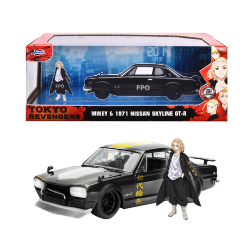 TOKYO REVENGERS - Mikey & 1971 Nissan Skyline GT-R - 1:24FIG253255064_1.png4006333085994