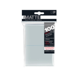Ultrapro ultrapro deck protector sleeves pro-matte blanc paquet 100pcs - protection carte - préco avril 2025UP84513.jpg007442784