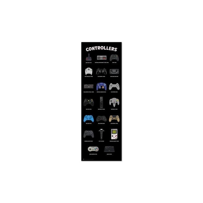 GAMING - Manettes - Poster de Porte 53x158 cmFIGPPGE8105_1.jpg8435497295349