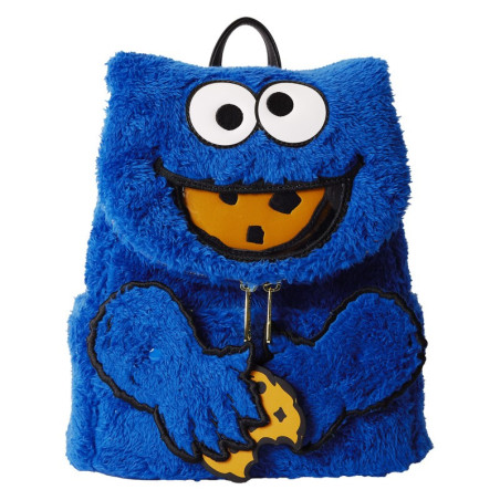 Loungefly sesame street loungefly mini sac a dos cookie monster plush - mini sac a dosLFSESBK0013.jpg0671803536524