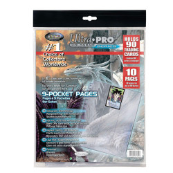Ultrapro ultrapro page 9 pochettes platinum serie pack de 10pcs - protection carteUP81359.jpg0074427813598
