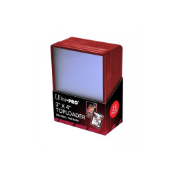 Ultrapro ultrapro toploader protection rigide bord rouge 7,5x10,2cm 25pcs - protection carteUP81159.jpg0074427811594
