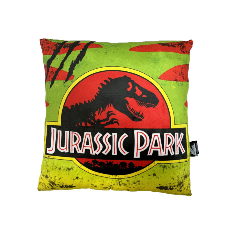 Sd toys jurassic park coussin 45x45cm car logo - coussin - préco avril 2025SD26247.jpg8435450262470