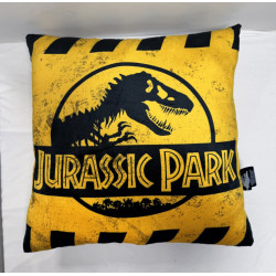 Sd toys jurassic park coussin 45x45cm caution logo - coussin - préco avril 2025SD26246.jpg8435450262463