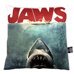 Sd toys jaws coussin 45x45cm collage poster - coussin - préco avril 2025SD26244.jpg8435450262449