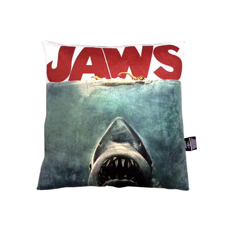 Sd toys jaws coussin 45x45cm collage poster - coussin - préco avril 2025SD26244.jpg8435450262449