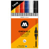 Molotow molotow acrylic marker one4all twin #01 pochette de 6pcs - peinture - préco mars 2025MW200488.jpg4250397641928