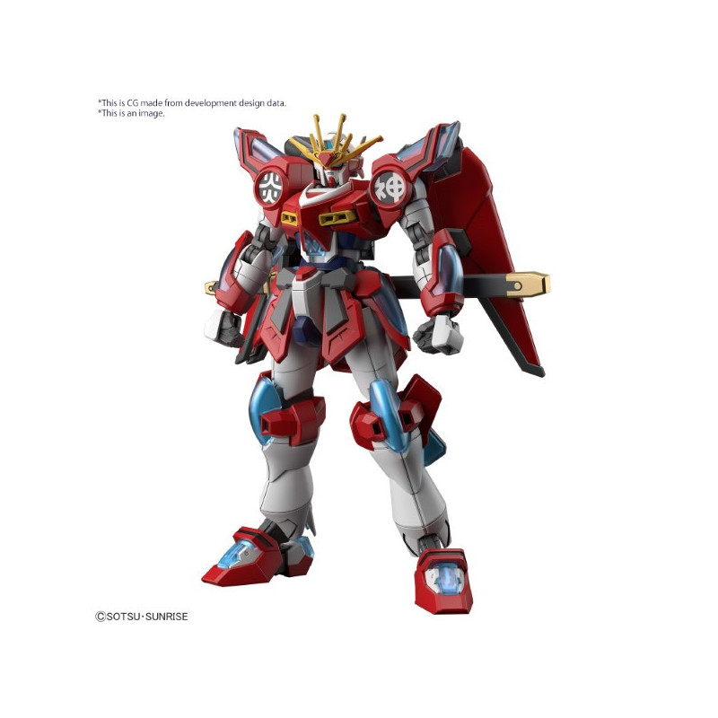 Bandai hobby gundam gunpla hg 1/144 004 shin burning gundam - hg 1/144 high grade - préco avril 2025BANMK65712.jpeg4573102657121