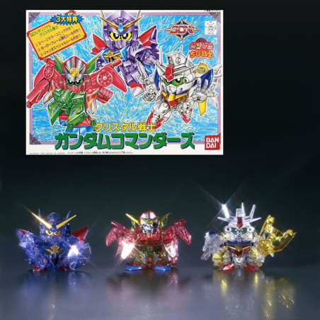 Bandai hobby gundam gunpla sd crystal 3 commanders - sd - préco avril 2025BANMK56875.jpg4543112568755