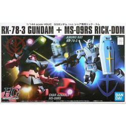 Bandai hobby gundam gunpla hg 1/144 g-3 gundam vs char's rick dom set - hg 1/144 high grade - préco avril 2025BANMK60960B.jpg457