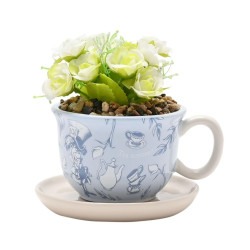 ALICE AUX PAYS DES MERVEILLES - Tasse Décorative + Fausse PlanteFIGDI2240_1.jpg5063322048513