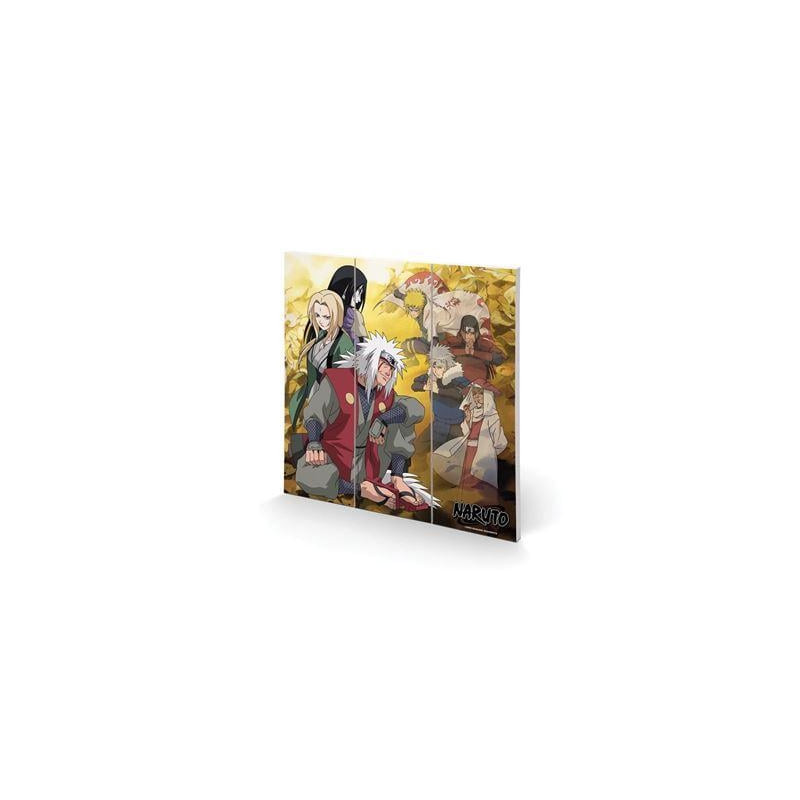 NARUTO - Fallen Leaves and F.Comrades - Impression sur bois 30X30cmFIGSQ14070P_1.jpeg5050574055208