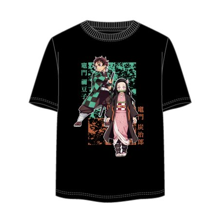 DEMON SLAYER - Tanjiro & Nezuko - T-Shirt Unisex Noir (XL)FIGEX3531_1.png3609087085015