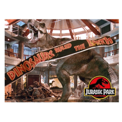JURASSIC PARK - T-Rex Banniëre - aimant 6.3x8.9cmFIGNMR941115_1.png840391165946