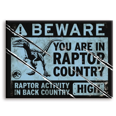 JURASSIC WORLD - Panneau Raptor - aimant 6.3x8.9cmFIGNMR94928_1.png840391159303